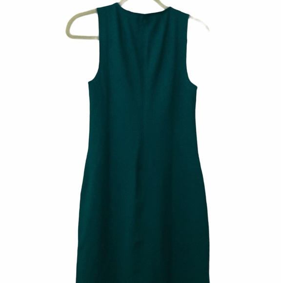 Lark & Ro Emerald Green Sleeveless Dress Size 2 - Picture 2 of 4